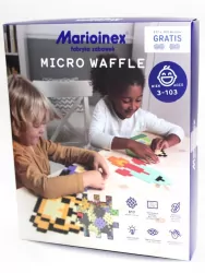 Конструктор MICRO WAFFLE з картками (517 деталей) Marioinex (5903033903025) (439000)