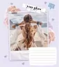 Зошит шкільний у лінійку. 18 аркушів. Girls lifestyle (Укр) Школярик 00-00075569 (4820006470470) (479704)