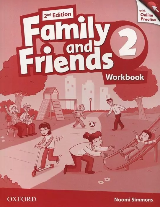 Підручник Family and Friends (2nd Edition). Level 2 Workbook and Online Practice Pack (Англ) Oxford University Press (9780194808637) (469905)