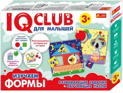 Навчальні пазли. Вивчаємо Форми. IQ-club для дітей (Рос) 13152042Р Ranok-Creative (4823076137335) (288708)