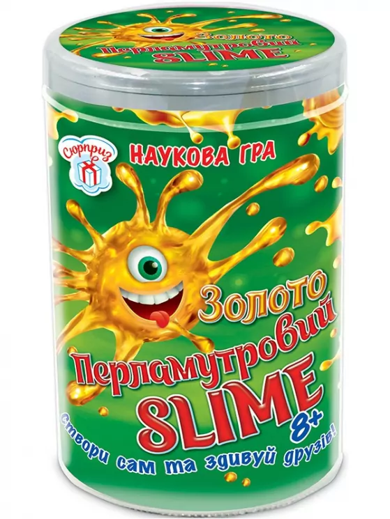 Наукова гра Монстер слайм (золото) (Укр) Сюрприз 12132045У (4823076145477) (347410)