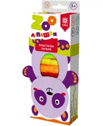 Пластилін легкий ZOOліпашки Панда (14 кольорових стіків по 6 г) Зірка 140214 (2000001402146) (465311)