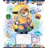 Зошит учнівський 1Вересня 12 аркушів, лінія /763370/ "MINIONS TRAVEL" (463815)