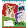 Зошит учнівський 12 аркушів, коса лінія. Pets shoot. YES 765372 (4823092244314) (474416)
