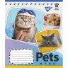 Зошит учнівський 12 аркушів, коса лінія. Pets shoot. YES 765372 (4823092244314) (474416)