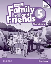 Підручник Family & Friends 2E: 5 Workbook & Online Practice Pack (Англ) Oxford University Press (9780194808668) (469916)