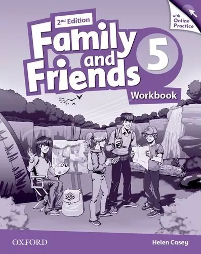 Підручник Family & Friends 2E: 5 Workbook & Online Practice Pack (Англ) Oxford University Press (9780194808668) (469916)