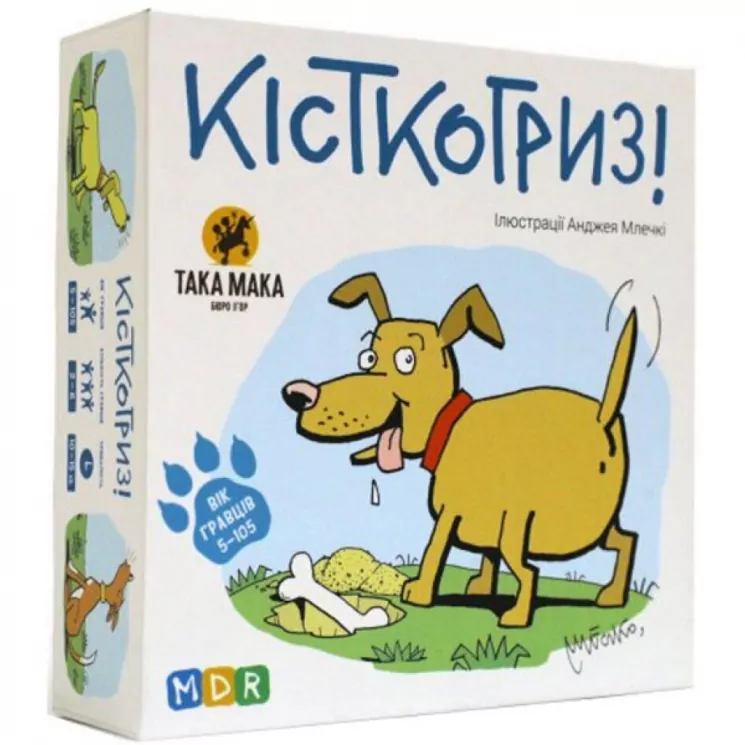 Настільна гра Кісткогриз (Укр) ТАКА МАКА 110001-UA (4820211960131) (471718)