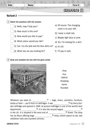 Англійська мова Зошит для контролю рівня знань 6 клас (до підручника А. М. Несвіт) Ранок И141020УА (9786170920966) (286618)
