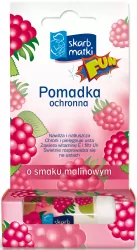 Помада захисна для дітей зі смаком малини Skarb Matki (5901968019309) (479422)