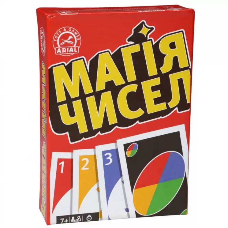 Настільна гра Магія чисел (Укр) Arial (4820059911494) (351823)