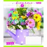 Зошит учнівський 1Вересня 24 аркуша, лінія /762548/ "Florist" (463824)