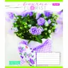 Зошит учнівський 1Вересня 24 аркуша, лінія /762548/ "Florist" (463824)