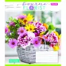 Зошит учнівський 1Вересня 24 аркуша, лінія /762548/ "Florist" (463824)