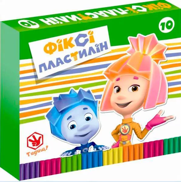 Пластилін Серія ФікСікі із воском, 8 кольорів (264524)