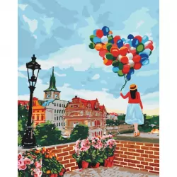 Гуляючи по Празі. Картина за номерами. 40х50 см Ідейка КНО3518 (4820143949938) (445532)
