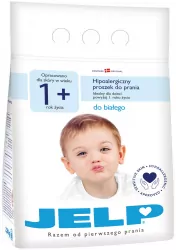 Гіпоалергенний пральний порошок для білого 2,24 кг JELP (5713183900139) (479433)