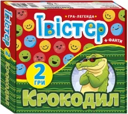 Гра-легенда «Твістер + Крокодил (фанти)» (Укр) Ранок (4823076288921) (489134)