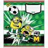 Зошит учнівський YES 12 аркушів, коса лінія без д/л /764517/ "MINIONS GOAL" (463836)