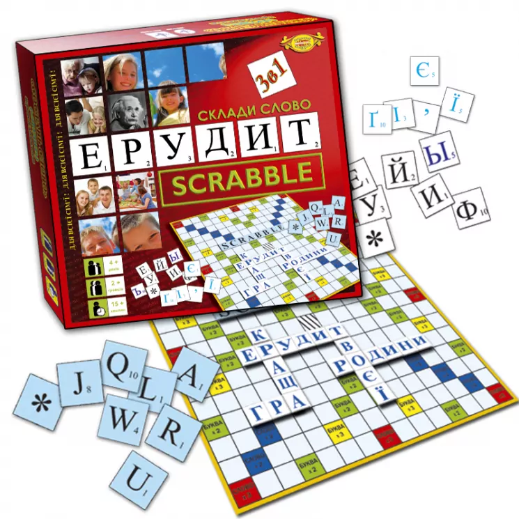 Гра "Склади слово. Ерудит (Scrabble)" Майстер МКБ0132 (2000001187043) (314836)