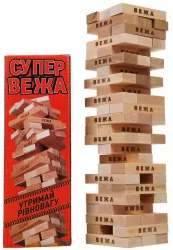 Настільна гра Супер вежа (Укр) Arial (4820059910114) (302437)