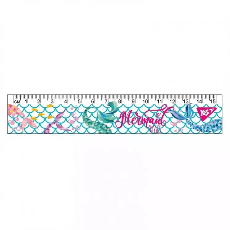 Лінійка Mermaid 15см YES 370556 (463338)