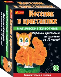 0264 Набір для дослідів "Магічні тварини Котик в кристалах" 12100326Р Ranok-Creative (482-307-611-544-9) (229338)