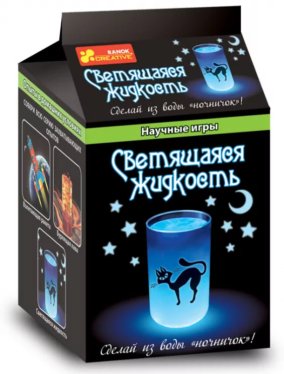 Наукові ігри "Рідина що світиться" 12123003Р Ranok-Creative (482-307-61-0592-1) (222039)