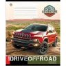 Зошит учнівский ЗУ 60 аркушів, клітинка /795447/ "Drive OffRoad -17" (463640)