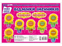 НУШ Набір карток. Відмінки іменників. Соняшники (Укр) Ранок 10107166У (4823076150181) (450644)