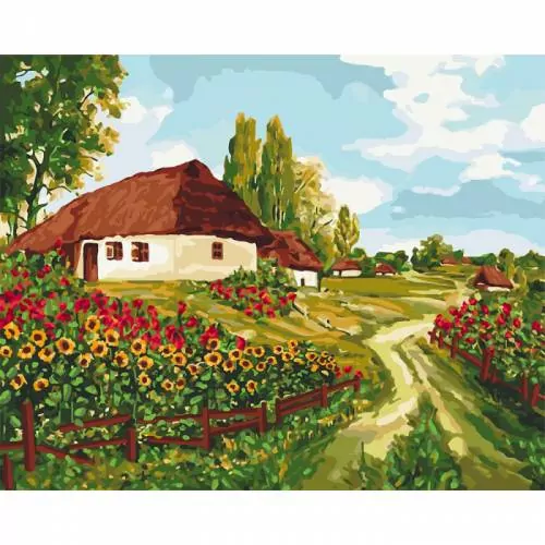 Картина за номерами "Українськими стежками" 40х50 см Ідейка КНО2277 (4823104319696) (475844)