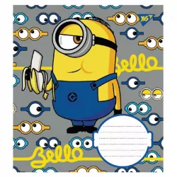 Зошит учнівський YES 12 аркушів, коса лінія /765594/ "Miniontastic" (463846)