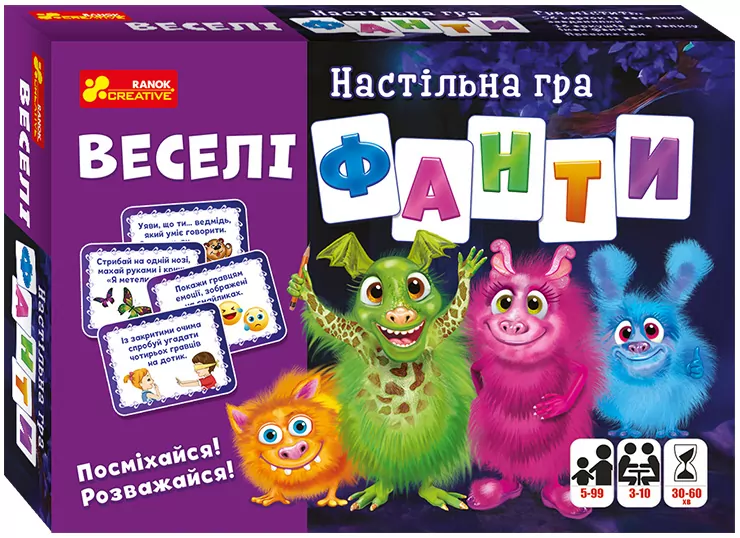 Настільна гра Фанти (Укр) Ranok-Creative 12120070У (4823076143596) (311647)