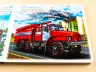 Книга на картоні Малятам про машинки, пазли: Важливі машини (р) Ранок М471003Р (978-966-74-6827-9) (233947)