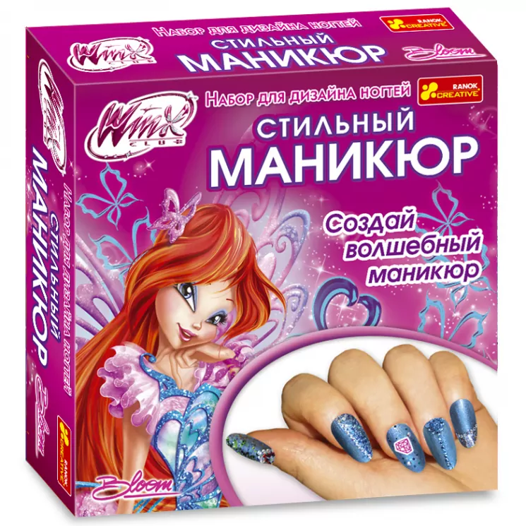 9843 Стильный маникюр Блум "Винкс" (редизайн) 12159078Р Ranok-Creative (4823076125219) (267851)