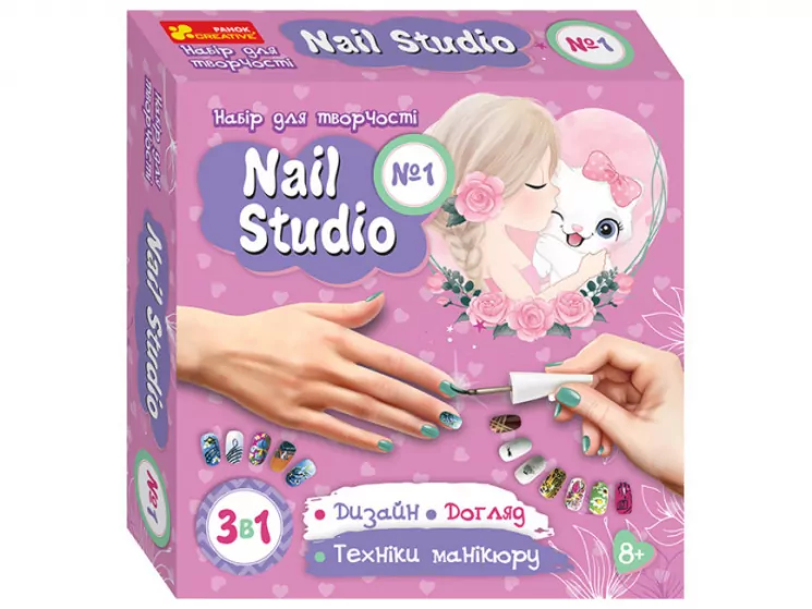 Набір для творчості Nail studio №1 (Укр) Ranok-Сreative 10100537У (4823076151119) (459851)