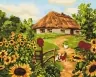 Українська хатинка. Картина за номерами. 40х50 см Ідейка (4823104320425) (445252)