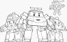 Robocar Poli (водна розмальовка): У місті друзів (у) (303757)