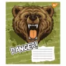 Зошит учнівський YES 12 аркушів, клітинка /765571/ "Danger!" (463559)