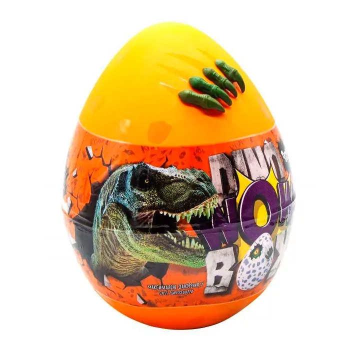 Іграшка-сюрприз Dino Wow Помаранчевий (Укр) Danko Toys (1445930203311) (444763)
