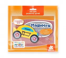 Геометричний конструктор. Машинка (Укр) Кенгуру КН1415007У (9789667505233) (455764)