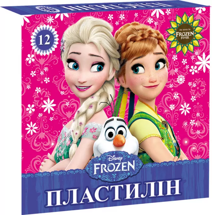 Пластилін FROZEN 12 кольорів (230766)