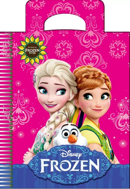 Блокнот для нотаток А6, вирубка сумка, пружина, FROZEN 50 аркушів, № 2 (261767)