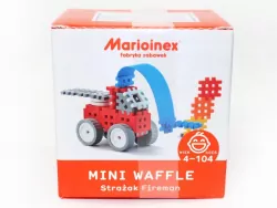 Конструктор MINI WAFFLE "FIREMAN" ПОЖЕЖНИК (38 деталей) Marioinex (5903033902516) (438970)