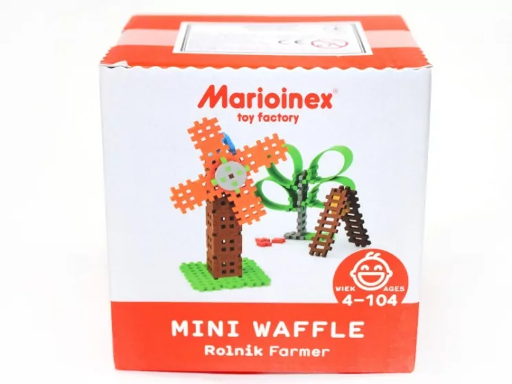Конструктор MINI WAFFLE "FARMER" ФЕРМЕР (57 деталей) Marioinex (5903033902547) (438973)