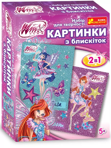 Набір для творчості Картинка з глітеру Муза і Блум. Вінкс. Ranok-Creative 13159087У (4823076143268) (309674)