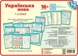 Наочність нового покоління Українська мова Плакати 1-2 класи + СD диск (Укр) Ранок Н100037У (9789667478520) (341975)