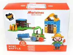 Конструктор MINI WAFFLE "FARMER" ФЕРМЕР (184 деталі) Marioinex (5903033902561) (438975)