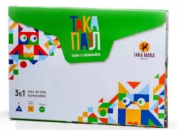 Така Пазл Набір 3 в 1 Зелений (Укр) ТАКА МАКА 210001-UA (4820211960209) (471676)