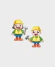 Конструктор MINI WAFFLE "BUILDER" БУДІВЕЛЬНИК (42 деталі) Marioinex (5903033902578) (438976)